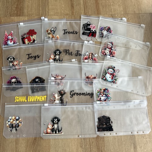 Budget binder wallets - a6,