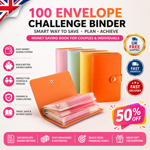 100 envelope challenge - challenge, binder