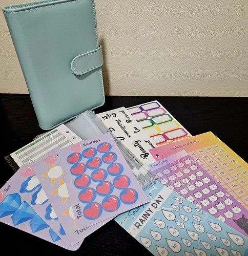 Budget binder money saving - a6,