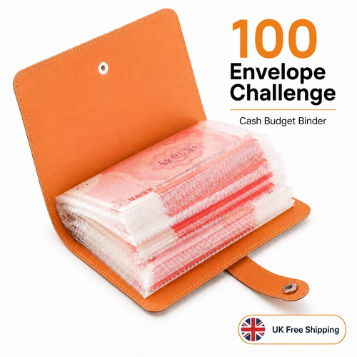 100 envelope challenge binder - challenge,