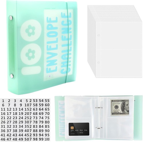 100 envelope challenge binder - 100,