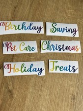 Budget Binder Wallet Labels